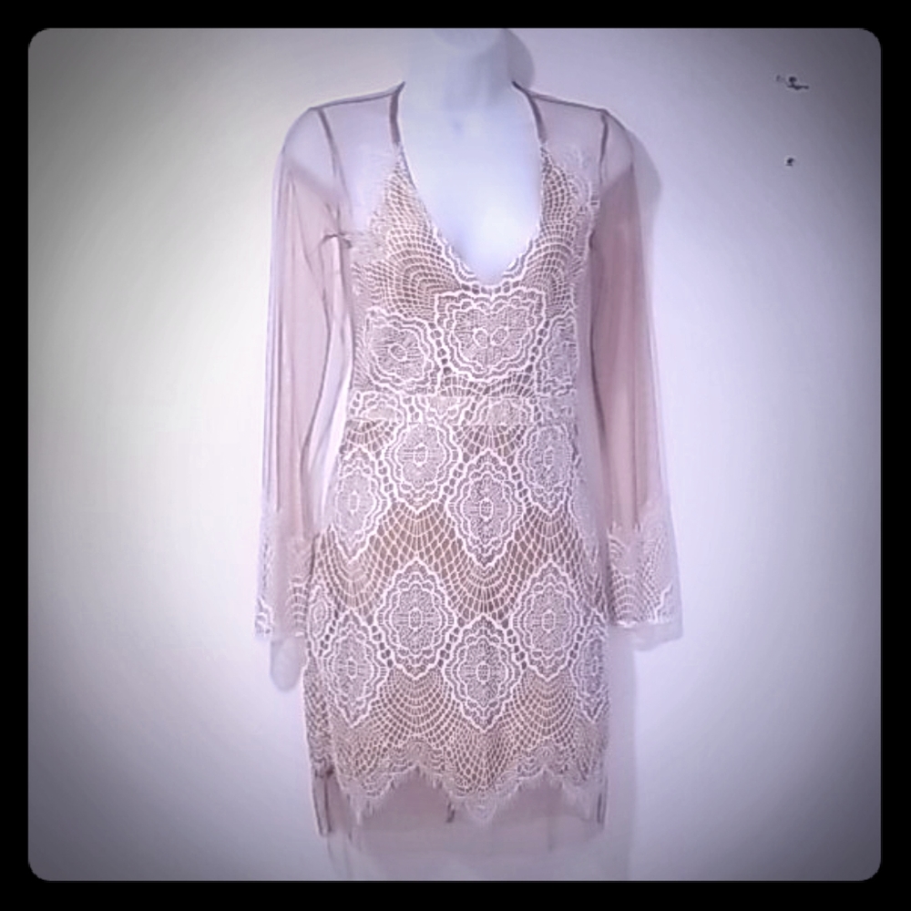 Eyelash Lace Dress